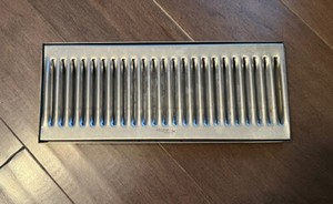 Beverage Factory MM DP-120 12" Beer Drip Tray Stainless Surface Mount No Drain