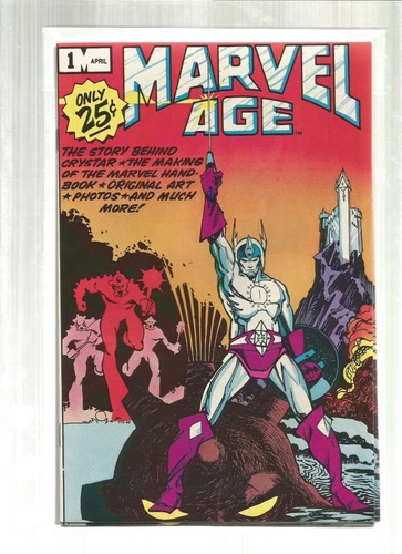 Marvel Age 1  (1983) CLASSIC PREVIEWS!!  EXCELLENT COPIES!!