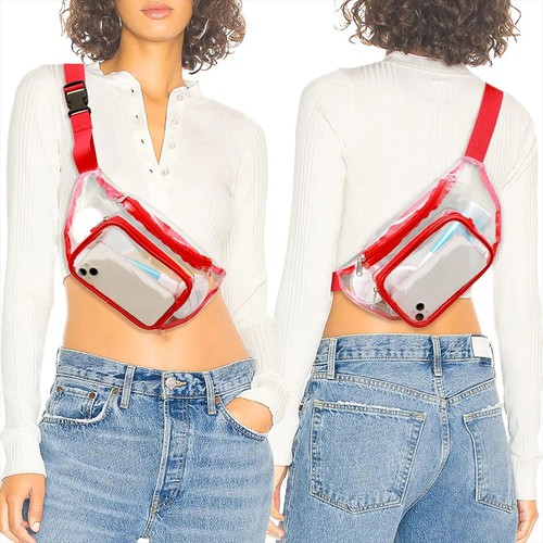 Waist Pouch Workout Fanny Pack Fanny Pack with Adjustable Strap for Men - Photo 3 sur 17