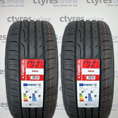2 X New 205 40 17 THREE-A P606 84W XL 205/40R17 2054017 *C/B RATED* (2 ...