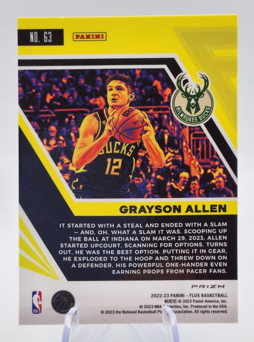 2022-23 Panini Flux GRAYSON ALLEN #63 Mojo Prizm MINT! | eBay