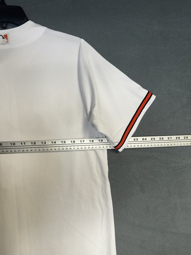 Majestic BALTIMORE ORIOLES Button Down Jersey Adult Men Sz Small White Cool Base - Picture 6 of 9