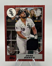 2022 Topps Series 1 Jose Abreu 1987 Prime Relic Red /25 #87R-JA
