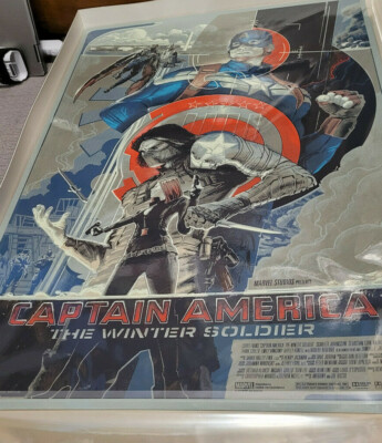 Rich Kelly Captain America: The Winter Soldier 14 Poster Print