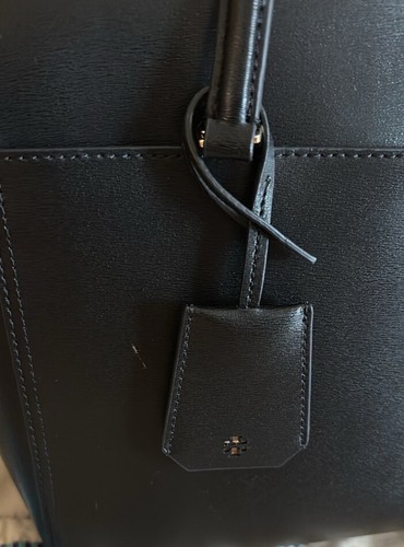 Tory burch black leather parker tote large - Picture 2 of 9