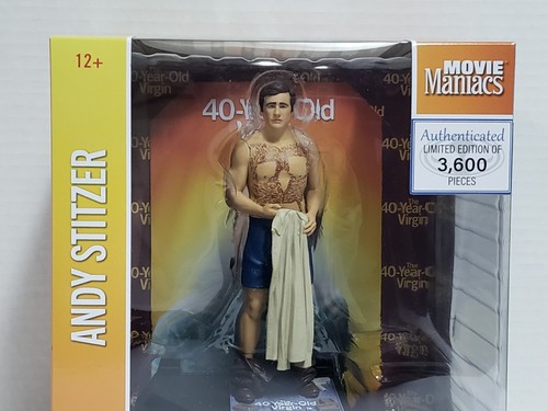 ANDY STITZER - 40-Year-Old Virgin McFarlane Toys Movie Maniacs 6" Action Figure - Picture 4 of 18