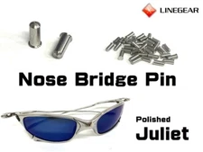 LINEGEAR Nose Bridge Pin - Polished for Oakley Juliet - 2pieces  [NBPIN-POL-2] 