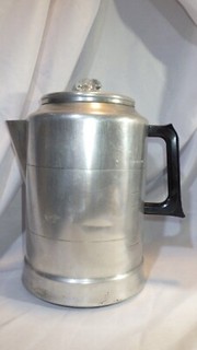 Comet Outdoor Hunting Camping Aluminum Stove Top Percolator Coffee Pot 20 Cup