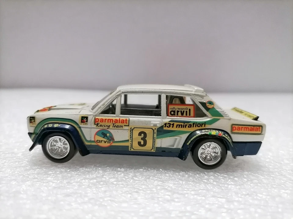 FIAT 131 Abarth - Vintage 1:43 Scale model ,Solido 54 Made in France 1977 - Image 2 of 4