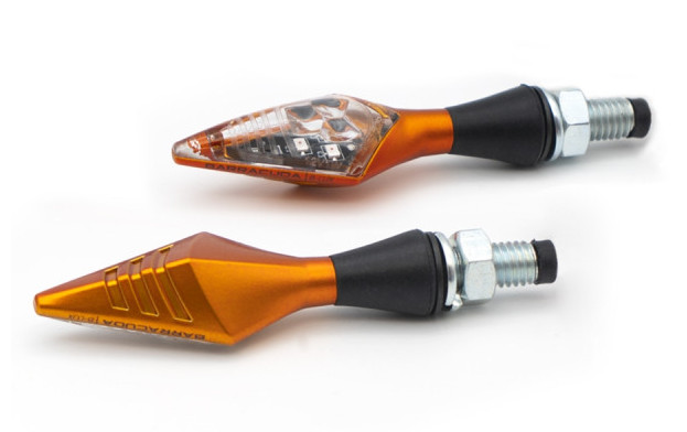 Clignotants X-LED B-LUX orange Barracuda pour personnaliser votre moto de route