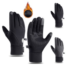 Winter Thermal Gloves Men Women Touch Screen Windproof Non-Slip Soft Warm Gloves