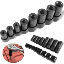 8-Piece 70500 Tap Socket Wrench Set Fits All MCTI Taps Thru 1/2” & 1/8" NPT Taps