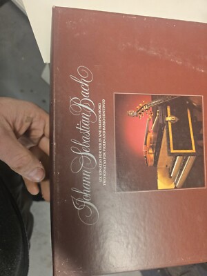 Johann Sebastian Bach Vinyl Box Set – Six P. for Harpsichord & The