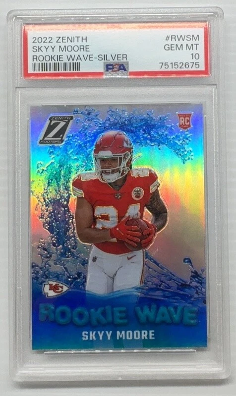 Skyy Moore Panini Zenith Rookie Wave #RWSM Silver