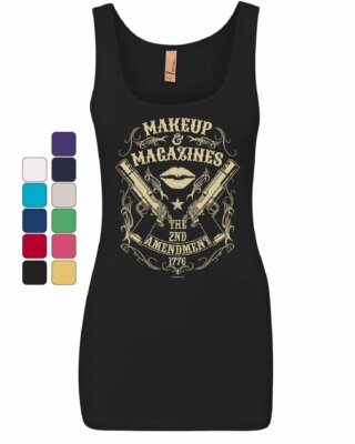 Make Up & Magazines The 2nd Amendment 1776 Women's Tank Top Gun Rights Top