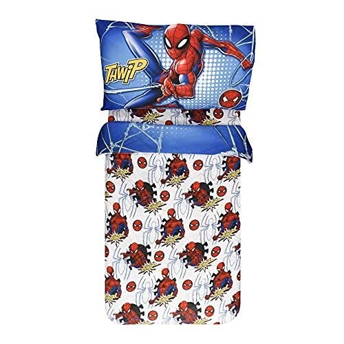 Juego de sábanas con edredón reversible Marvel Spiderman 3 piezas para niños pequeños Foto 4 de 4