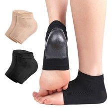 1Pair Gel Silicone Heel Protector Sleeve Heel Pads Heel Cups Plantar Suppot