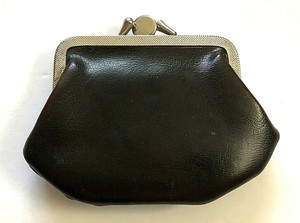 antique leather coin purse