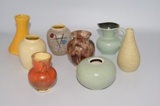 50er 60er 70er Konvolut von 8 mini Vasen (8)