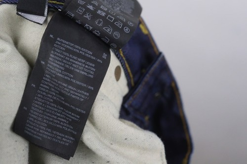 G-STAR 3301 Blue Wash Denim Jeans Size W34 L38 - Picture 23 of 23