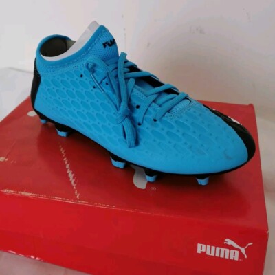 Puma Future 5.4 FG/AG Junior Kinder Fußballschuhe fester/künstlicher Boden blau 4 UK