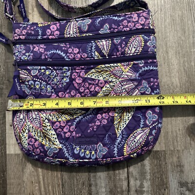 【♡…陽菜…♡です】布バスケット３個セット　薔薇柄　紫色　ハンドメイド Vera Bradley On the Go Crossbody Purse - Batik Leaves Purple