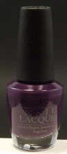 O.P.I. opi Nail Lacquer # NL C19 A Grape Affair (Purple) Classic Color  Free S&H