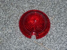 John Deere  Bullet Style Tail Light Replacement Red Plastic Lens NON Glide