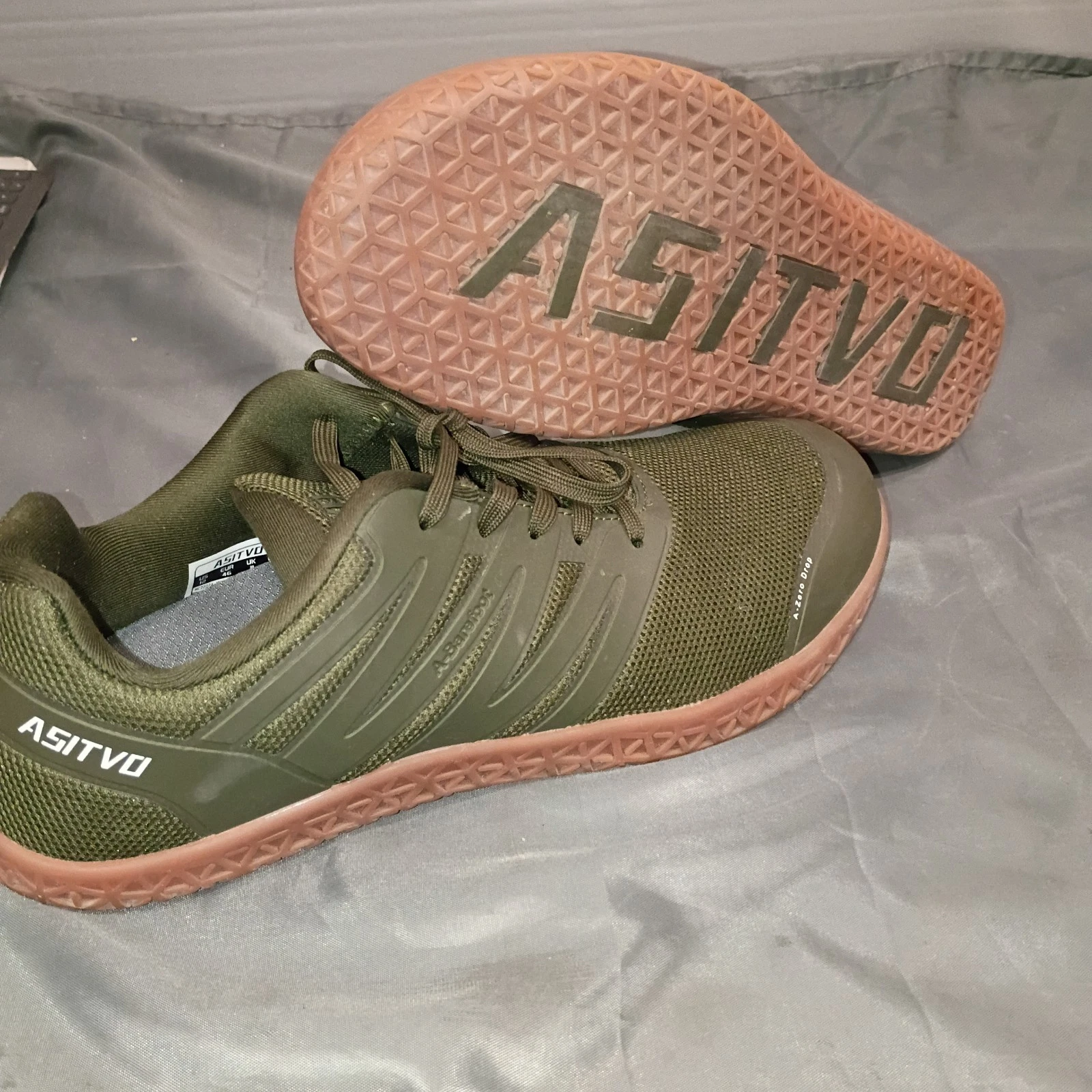 ASITVO Wide Mens Barefoot Zero Drop Sole Minimalist Width Toe Box Walking Sho...