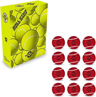 Nivia Heavy Tennis Cricket Bälle (6er Pack) - Sport, Ballsport
