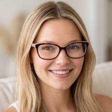 Kate Spade New York Jeri OO4 140 Brown/Peach Eyeglasses / Frames Y64