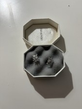 Swarovski Mesmera Silver Zirconia Stud Earrings