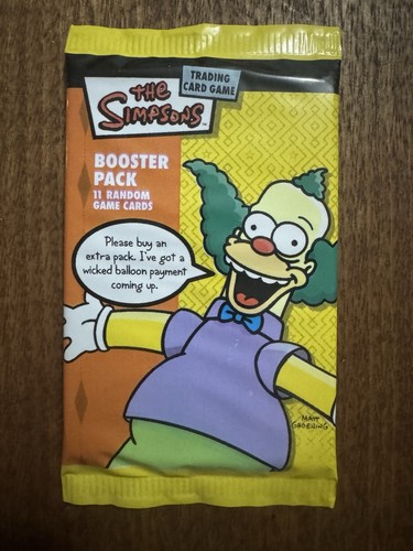The Simpsons Trading Card Game - Booster Pack - 11 Cards Krusty - 2003 - Sealed