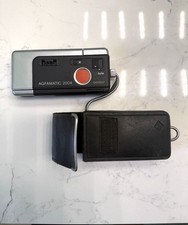 Agfamatic 2008 Pocket Sensor 110 Film Cartridge Camera w/ original leather case