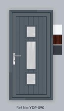 Modern 3 Glass Door Panel (UPVC) 
