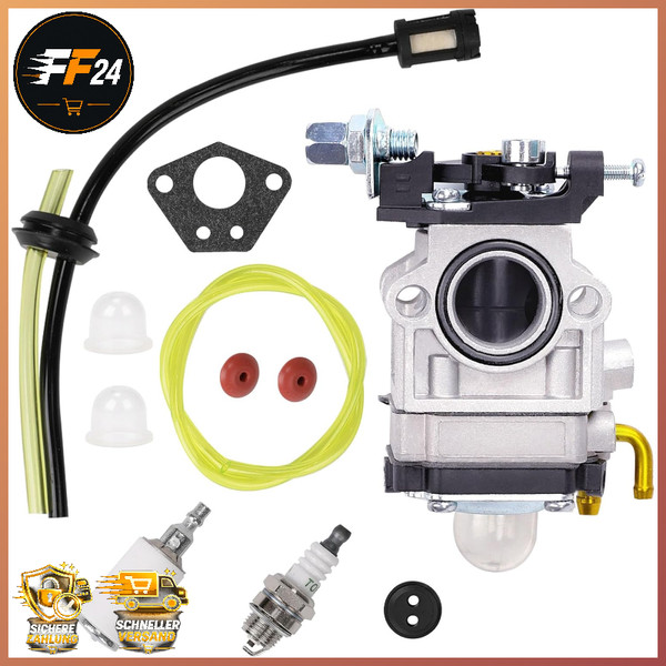 Vergaser 52Cc 49Cc 43Cc Komplettset ZubehöR FüR Motorsense RasenmäHer-image