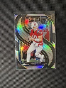 2024 Select Drake Maye RC Club Level Silver Prizm Die Cut #113 Patriots Rookie