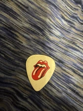 Rolling Stones Guitar Pick Mick Jagger Keith Richards 2021 Tour Concert Stage