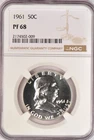 1961 Franklin Half Dollar Proof NGC PF 68 PR68 Gem Silver Coin 50C