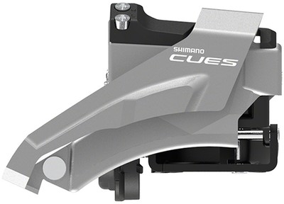 Shimano CUES FD-U4000-L Front Derailleur - 9/10-Speed, Double, Top-Swing, Low