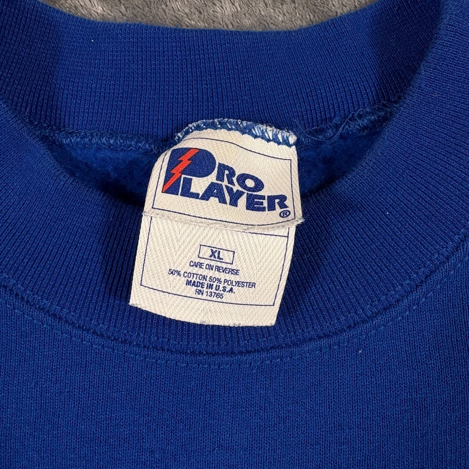 Sudadera De Colección Buffalo Bills Para Hombres XL Azul Doug Flutie #7 Jugador Profesional Fútbol Foto 3 de 4