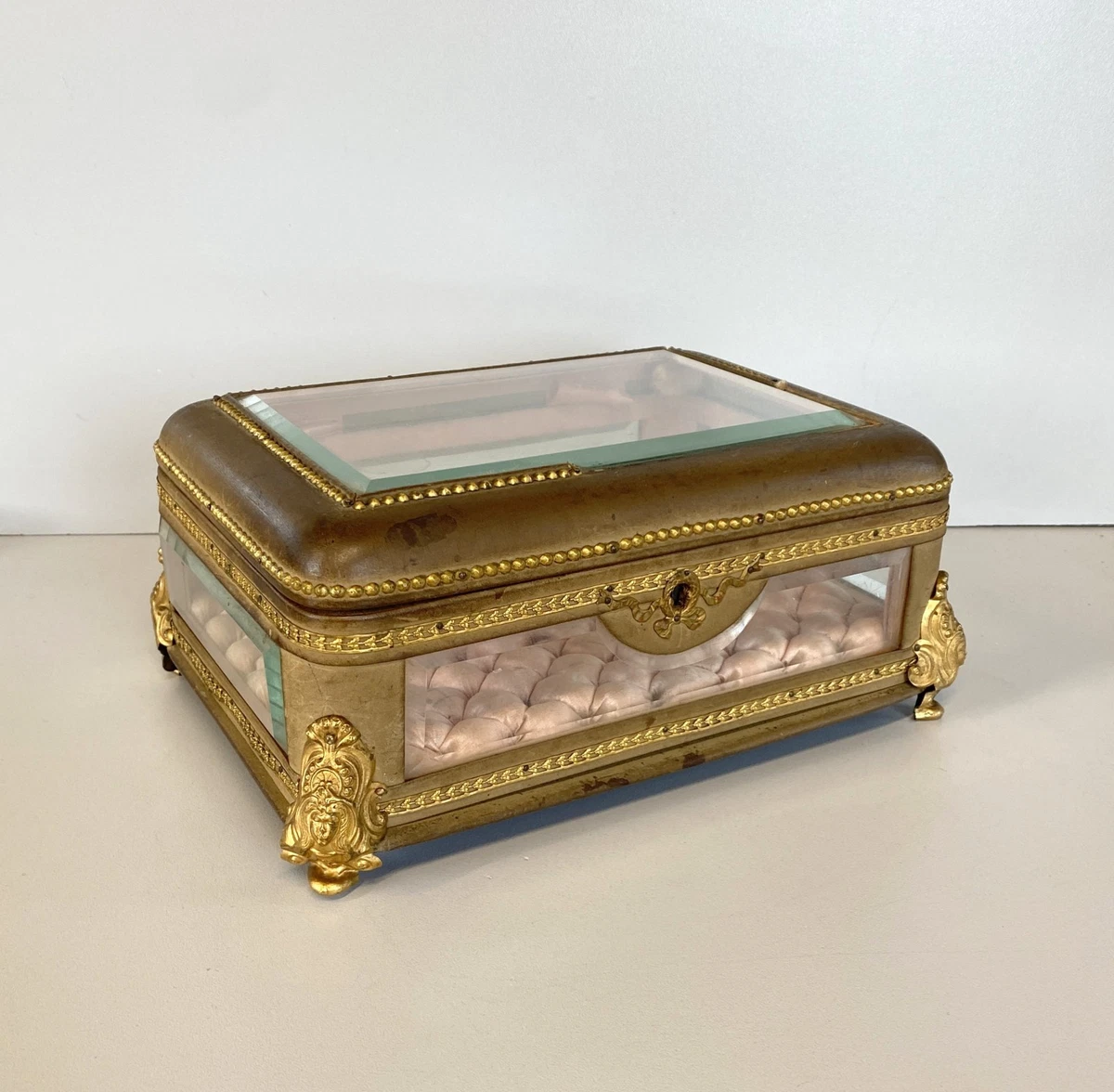 Antico Portagioie Metallo - Arredi Antiquariato