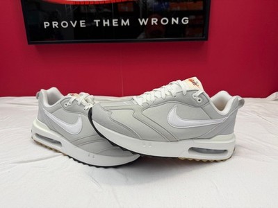 Nike Air Max Dawn White and Grey Fog with Black and Gum Bottom Size US 9 Men's