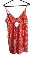 SHEIN VCAY Daisy Floral Print Cami Dress NEW XL