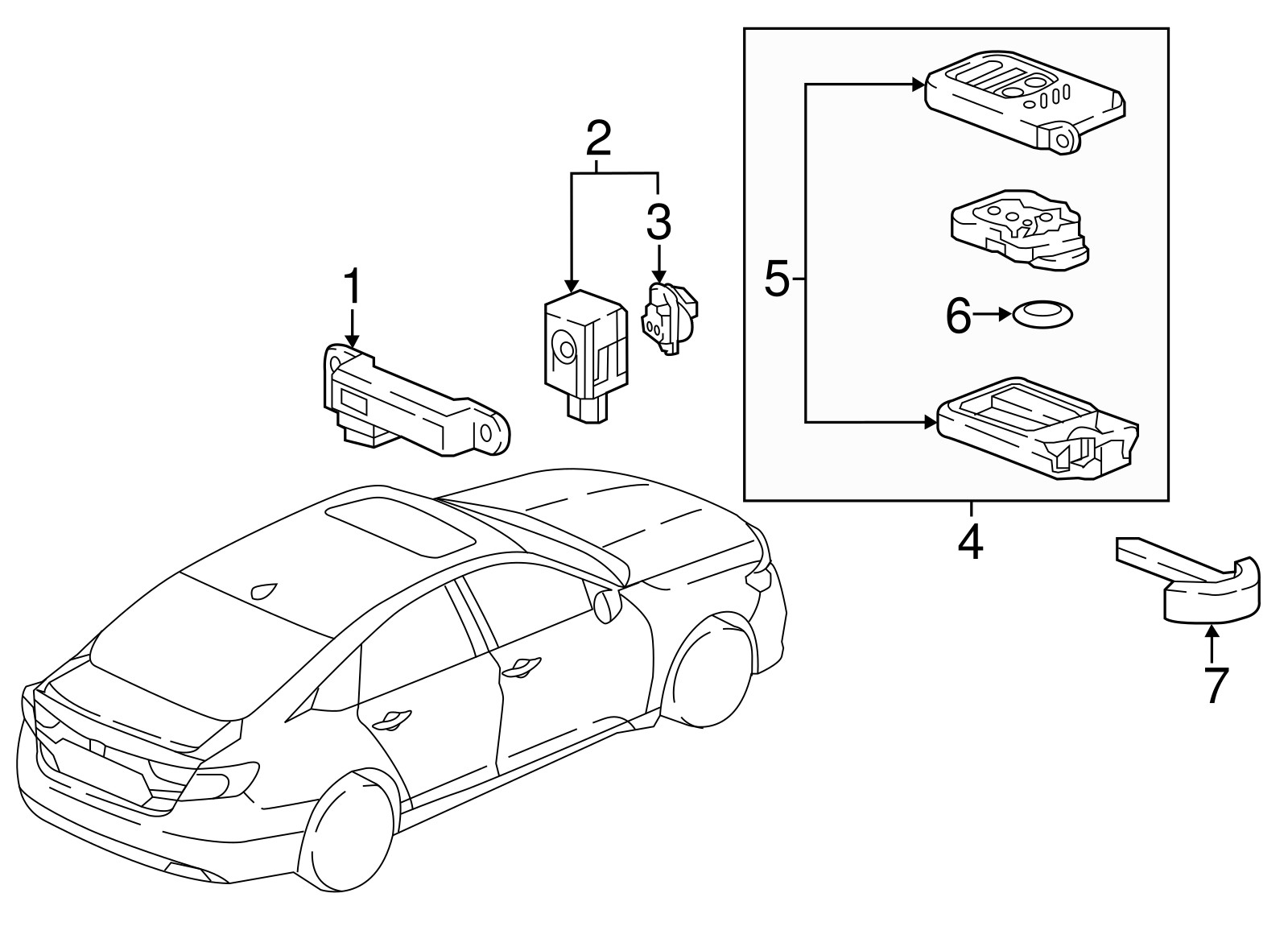Genuine Honda Vehicle Key 35118-T2A-A50