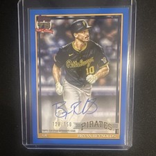 2026 Topps Series 1 Bryan Reynolds Blue Auto /150 #91A-BRE Pirates MLB Insert