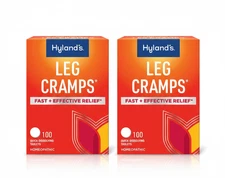 2 Pack Hylands Leg Cramps Fast Relief Homeopathic 200 Count Total Fast Shipping