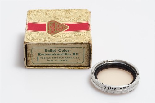 Rollei Rolleiflex Bay II Green Filter w/ Leather Case SOLD AS IS