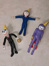 Jack n the Box Toys Bendable Set of 3 Sledding Jack on Wheels READ Politician