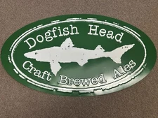 Big Dogfish Head Crafted Ale Metal Sign For Man Cave Garage Bar Free Shipping